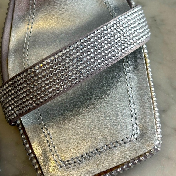 Zara Women’s 38 Sparkle High Heeled Sandals, Brand New - Size 7 1/2 - Picture 4 of 6